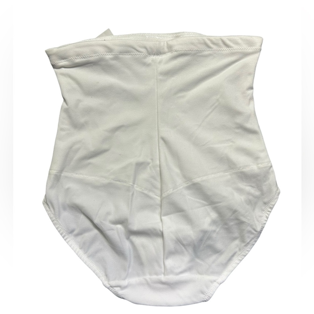 MAIDENFORM womens white panty shapewear high rise brief FL1854 size S NWT - Picture 4 of 4